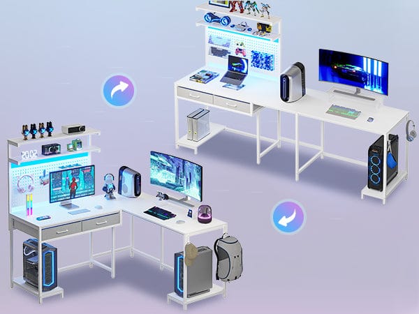 2 person desk