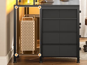 desk with storage