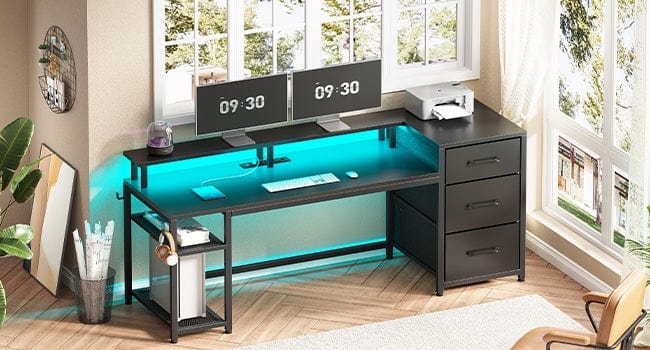 2 person desk