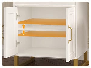 desk with storage