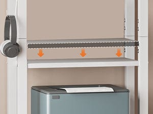 desk with storage