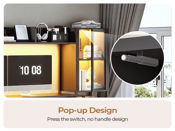 desk with storage