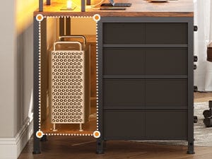 desk with storage
