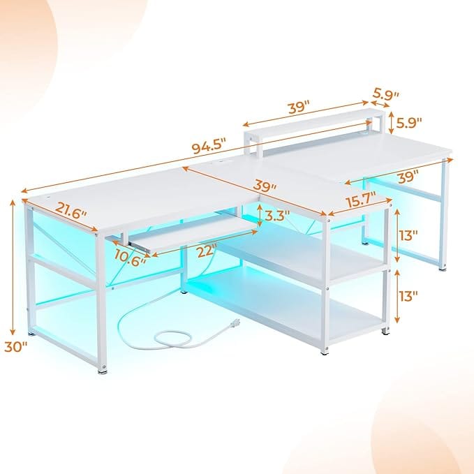 2 person desk