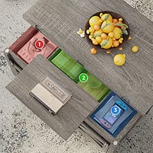 desk with storage