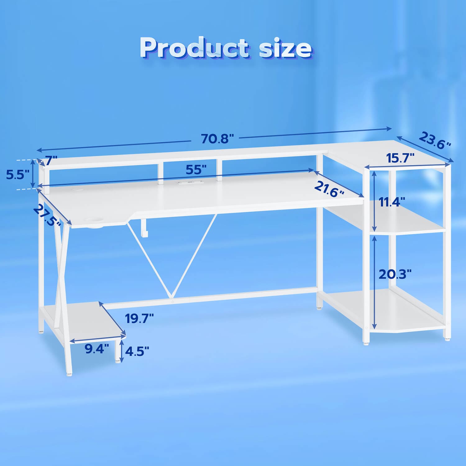 2 person desk