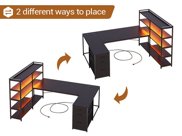 2 person desk
