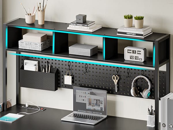 desk with storage