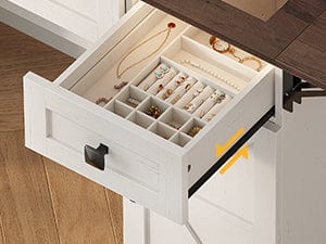 desk with storage