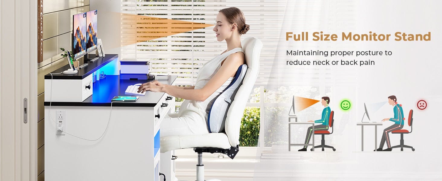 2 person desk