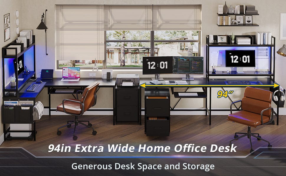 2 person desk
