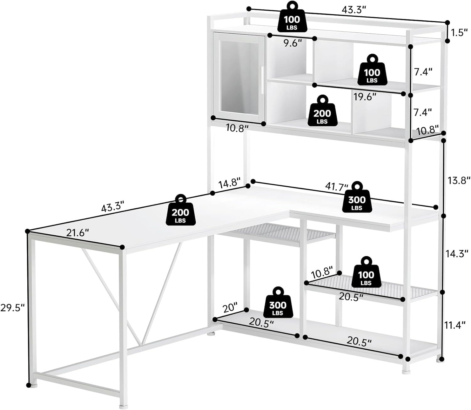 2 person desk