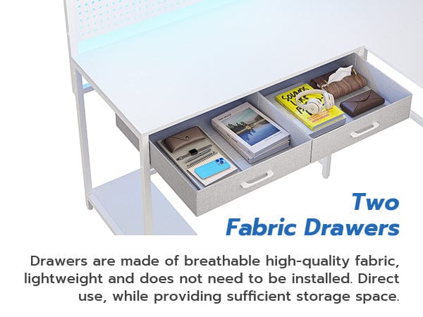 desk with storage