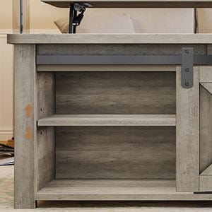 desk with storage