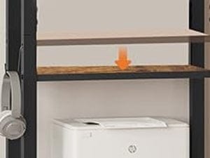 desk with storage