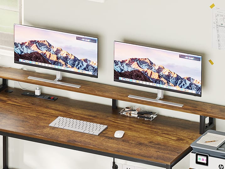 desk with storage