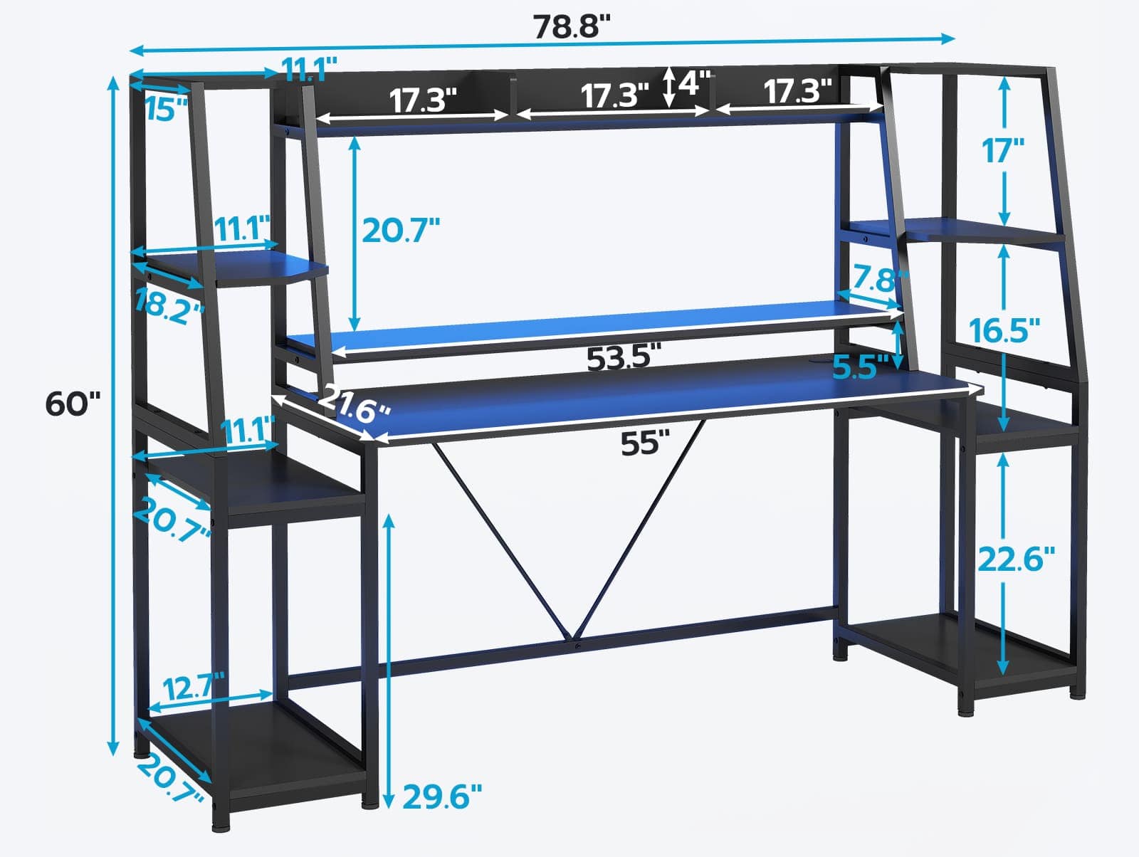 2 person desk