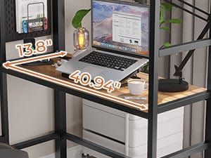 desk with storage