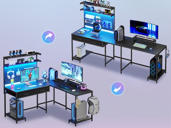 2 person desk