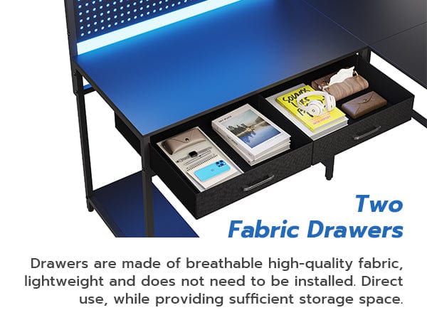 desk with storage