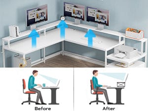 desk with storage