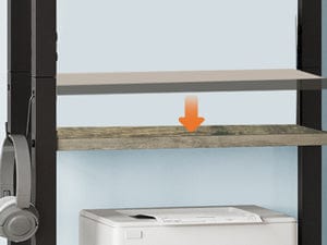 desk with storage