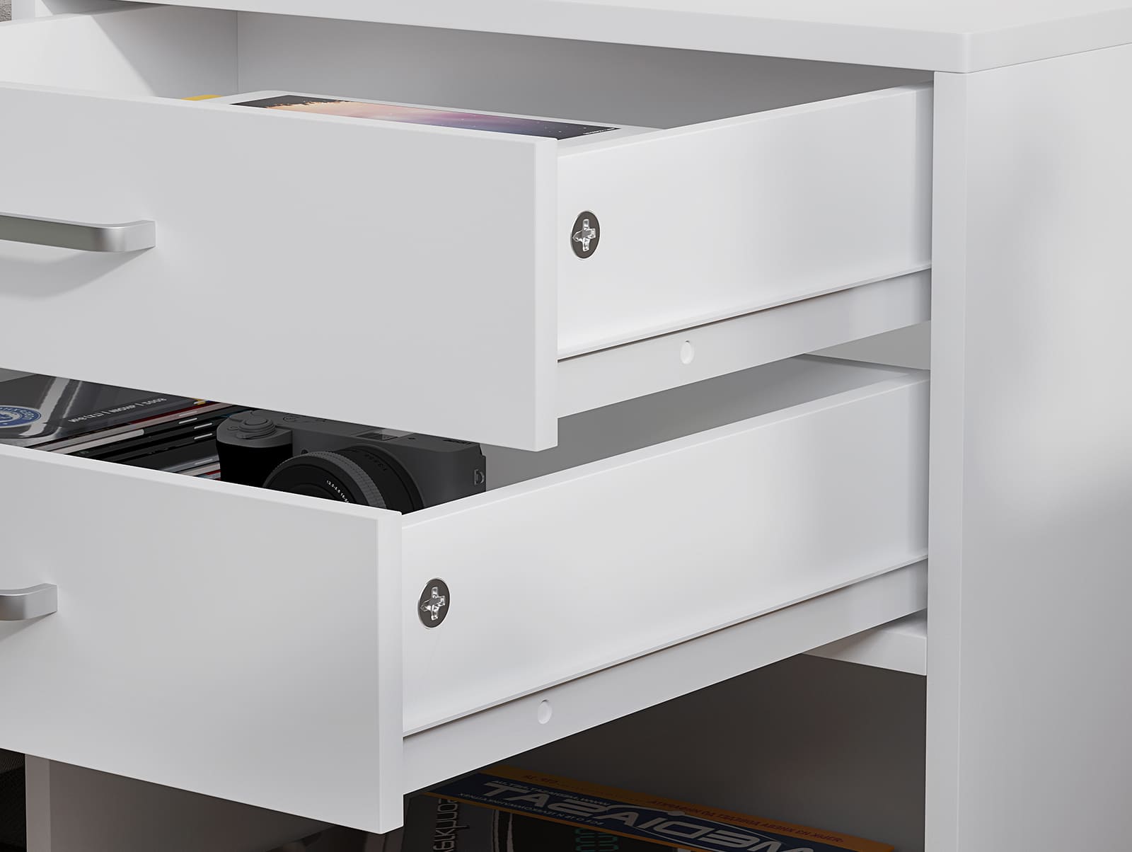 desk with storage