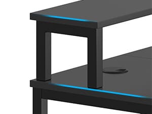 desk with storage
