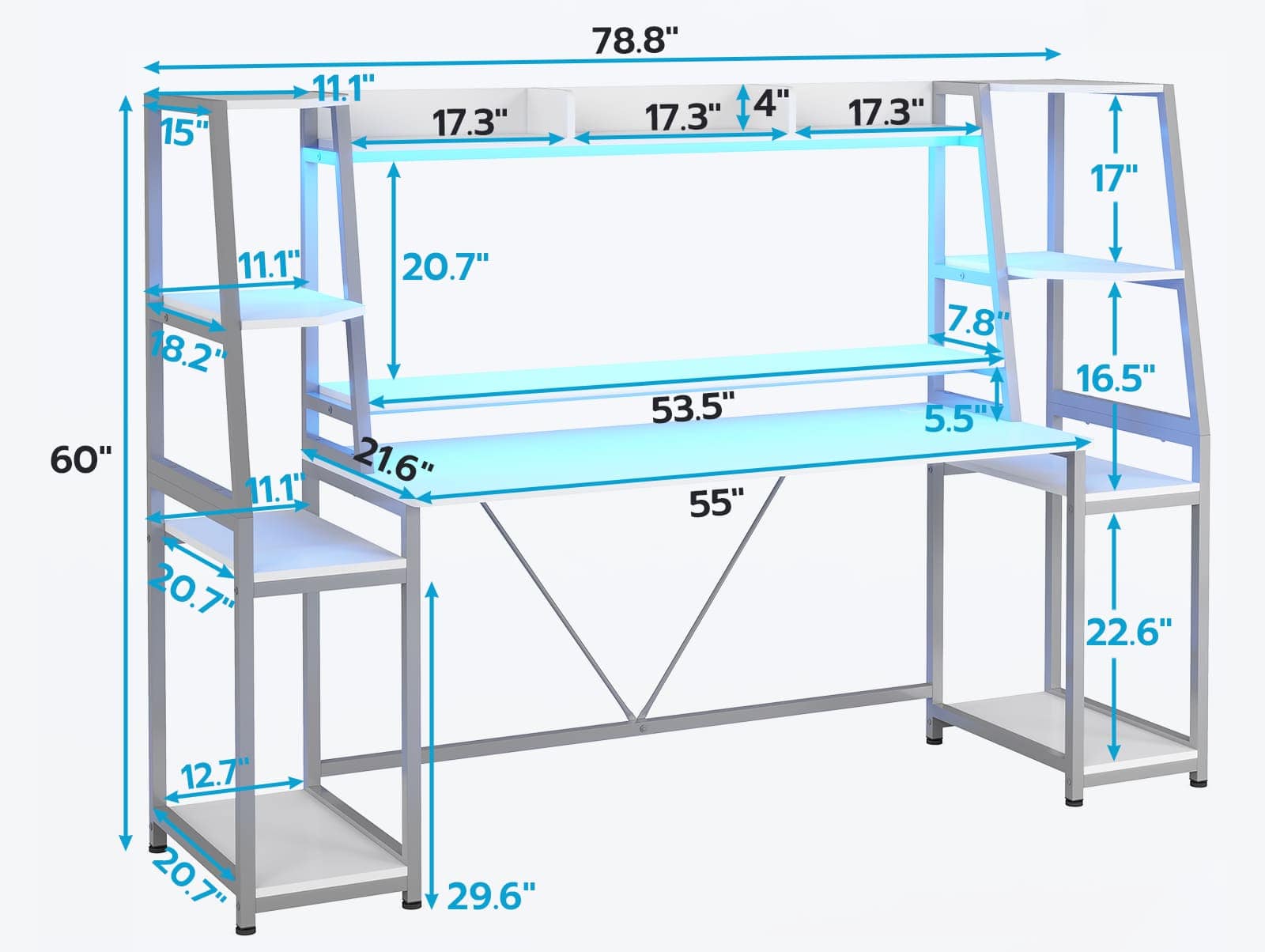 2 person desk