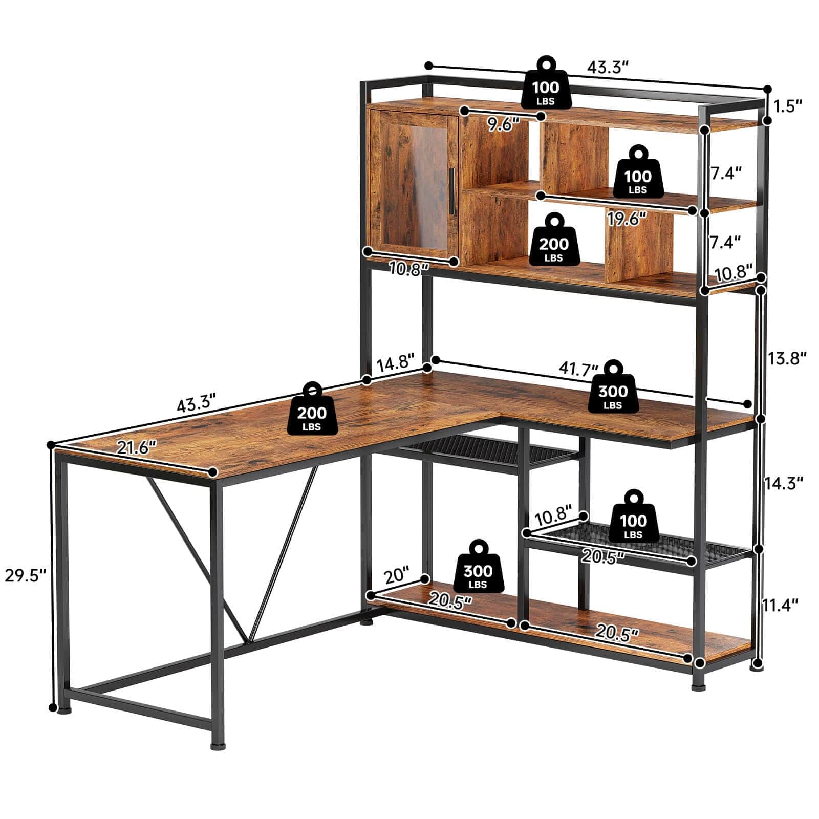 2 person desk