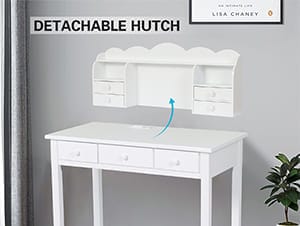desk with storage
