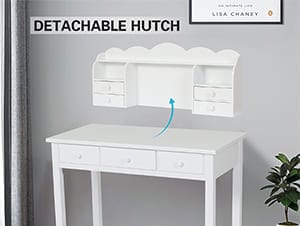 desk with storage