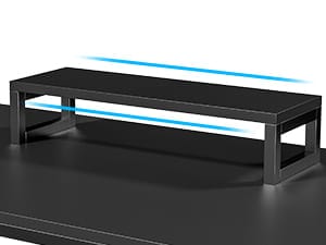 desk with storage