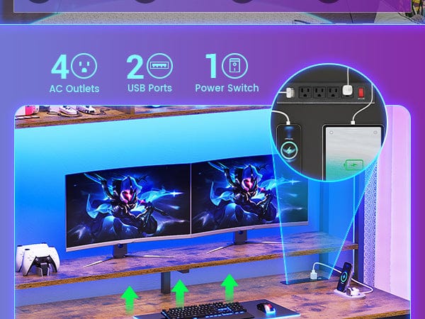 2 person desk