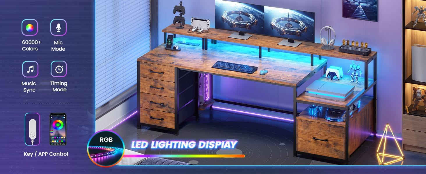 2 person desk